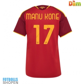 Billiga AS Roma Manu Kone #17 Hemmatröja Dam 2026-27 Kortärmad